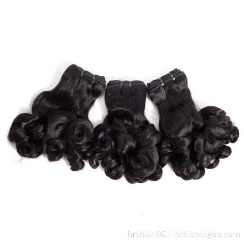 9A Grade funmi hair magic curl 100% human hair bundles 100g natural color 10"-20" wholesale indian hair weave from China factory